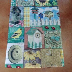 Garden Yard Banner Flag Curtain